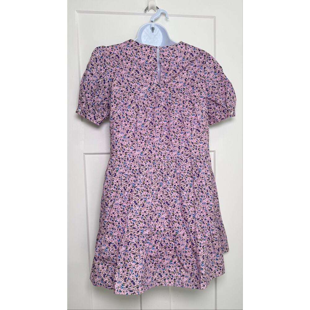 Pomander Place Quinn Dress Lilac Floral Puff Sleeve Lined XSMALL - Picture 2 of 14